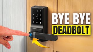 NO DEADBOLT REQUIRED! Eufy C33 Biometric Smart Lock Review | Unboxing, Setup & Home Security