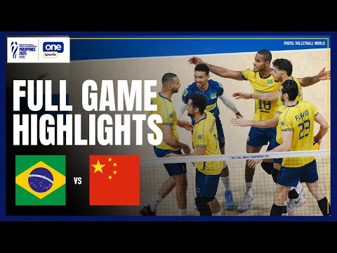 CHINA vs. BRAZIL | FULL GAME HIGHLIGHTS | 2025 FIVB MEN’S WORLD CHAMPIONSHIP | SEPT 14, 2025