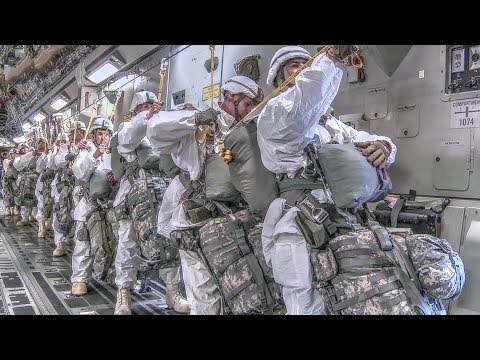 Arctic Drop: Airborne Soldiers & Heavy Cargo Drop Exercise