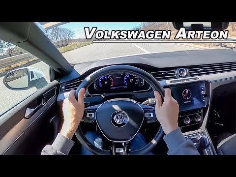 Driving The VW Arteon R-Line - The Secret New Volkswagen You Forgot About (POV Binaural Audio)
