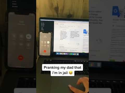 FAKE JAIL PRANK ON MY DAD 😂 #shorts