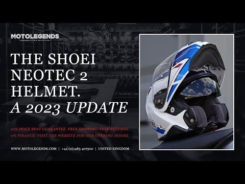The Shoei Neotec 2 helmet. A 2023 update