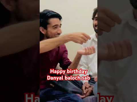 Happy birthday 🎂 Danyal baloch#happymoments #happybirthday #hostellife #vlog #viralshort