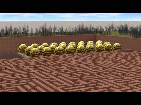 (GMOD) Run away nextbots Garry's mod EP86 4K 60FPS