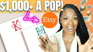 How to make $1k a month on Etsy selling *POST IT* notes! Low competition friendly