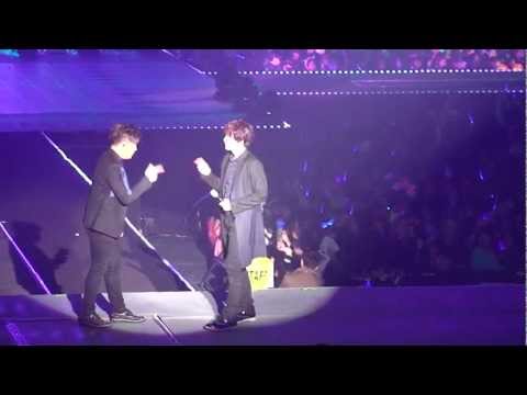 130323 SS5 Seoul Super Junior Kyuhyun & Shindong Playing Scissors,Paper,Stone
