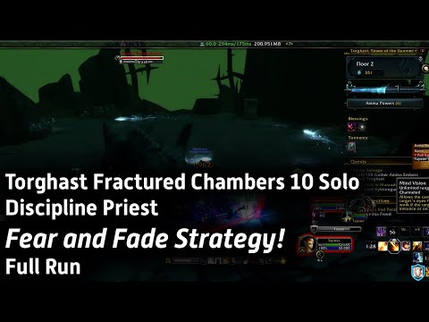 Torghast 10 Solo Discipline Priest: "Fear and Fade" Strategy (Full Run)