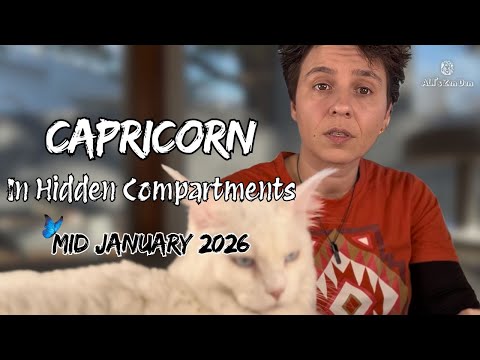 CAPRICORN ♑︎ MID JANUARY 2026 - "In Hidden Compartments" [MID MONTHLY Reading]