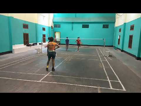 Mixed Doubles Practice Game.  Look into the description for the Players Profile.