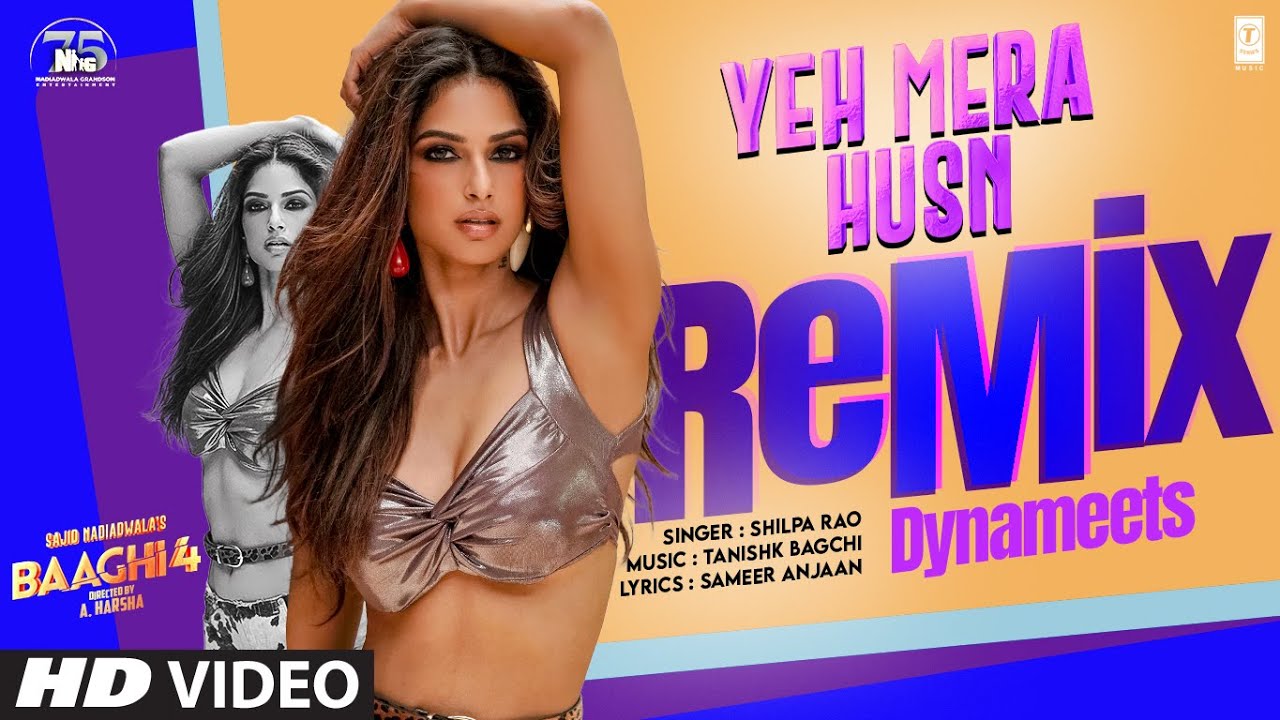 Yeh Mera Husn (Remix) | Baaghi 4 | Tiger S,Sanjay D,Harnaaz | Shilpa R,Tanishk B | Dynameets
