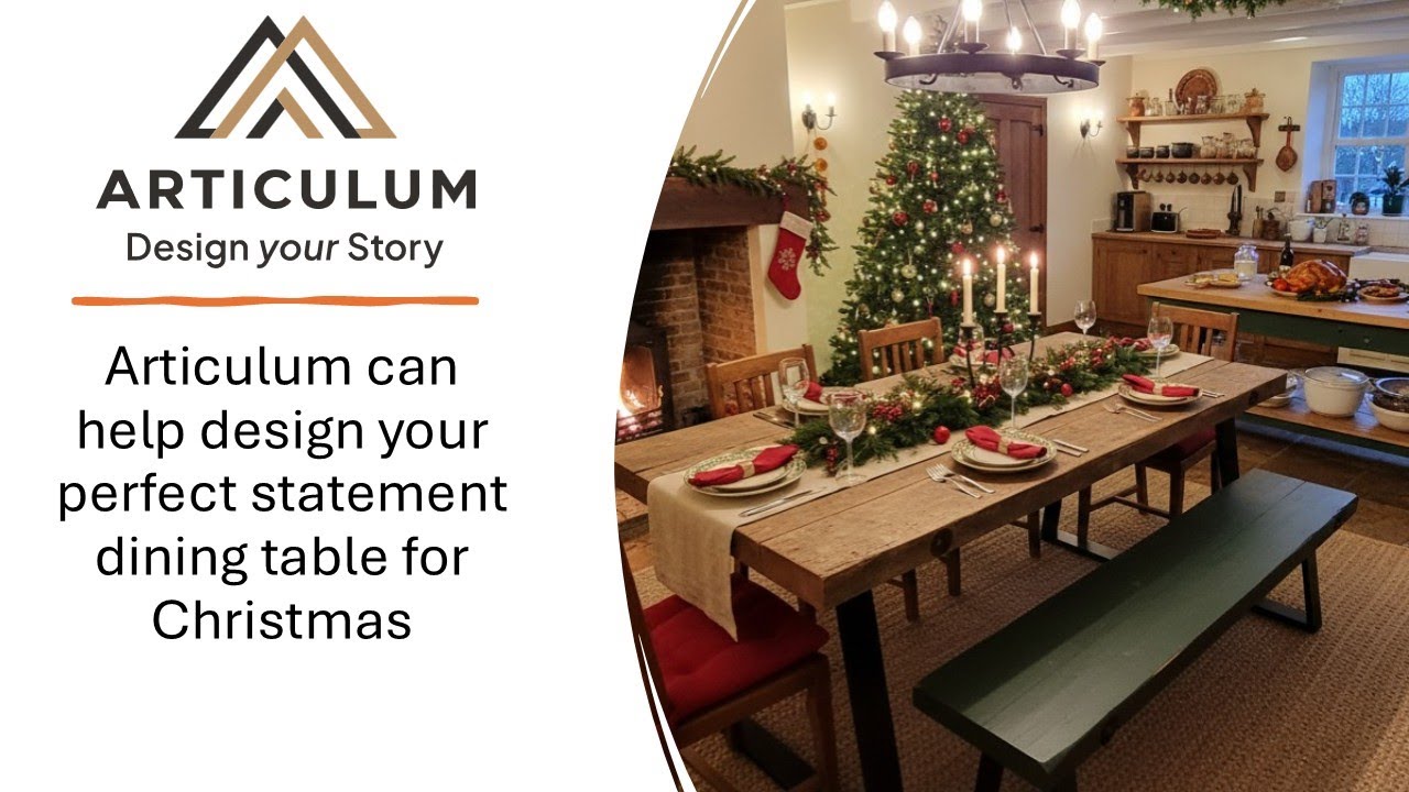Sustainable Reclaimed Wood Dining Tables from Articulum - Perfect for Christmas Dinner