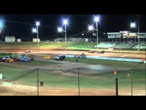 V8 Dirt Modifieds - Heat 1 - Crossley Race Engines Series - Brisbane Speedway - 31.03.12