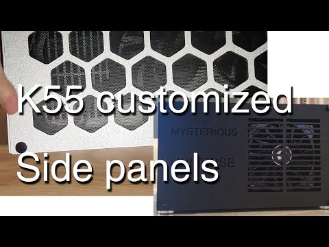 SharGwa PC K55(A56) ITX case customers DIY side panel showcase