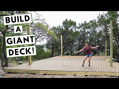 How to Build A Floating Deck | Outdoor Kitchen Part 1