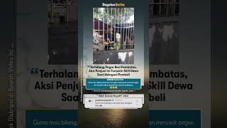 Download lagu Terhalang Pagar Besi Pembatas, Aksi Penjual ini Tunjukin Skill Dewanya Saat Melayani Pembeli mp3