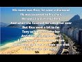 Copacabana - Barry Manilow - Lyrics