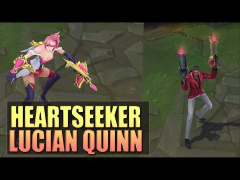 HEARTSEEKER LUCIAN & QUINN Skins Spotlight Gameplay - League of Legends