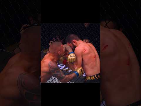 Strong Elbow by Dustin Poirier vs Islam Makhachev 🔥
