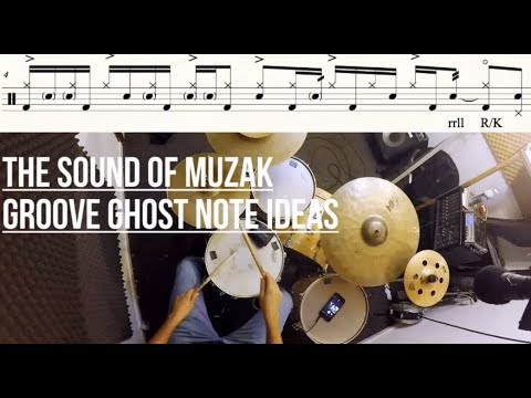 DRUMS - Porcupine Tree - The Sound of Muzak - The Verse Groove - Ghost note ideas - Drum Lesson