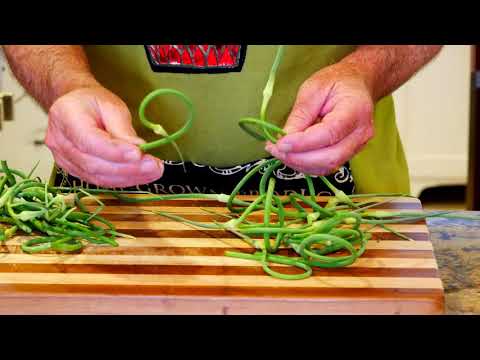 image-Which part of garlic scapes do you eat?
