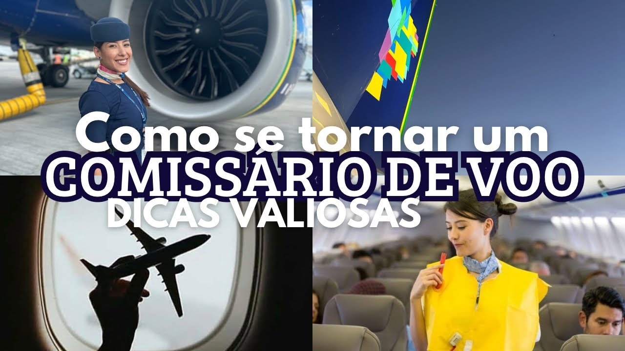 Como se tornar um Comissário de Voo + respondendo dúvidas sobre a profissão de Comissário de Bordo.