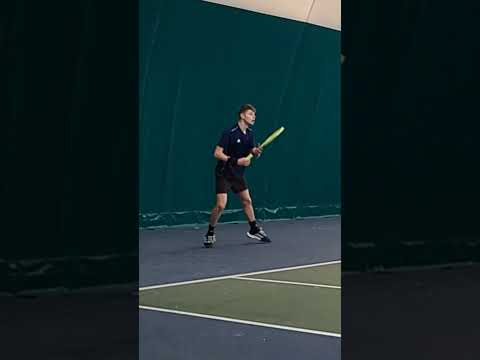 Slow Motion 🎥 Forehands 🎾 by Kacper 15 y.o. #shorts #tennisvideo