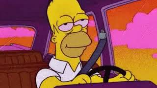 THE SIMPSONS: DRUNK WHILE DRIVING GIF (FREE USE)