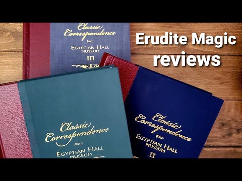 Erudite Magic reviews Classic Correspondence from Egyptian Hall Museum