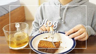 ENG)) 【vlog】バンクーバーの暮らし / オーバーナイトオート * パプリカの肉詰め * 米粉パウンドケーキ／ゆるグルテンフリー