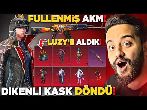DİKENLİ KASK GERİ DÖNDÜ! FULLENMİŞ AKM ve VAMPİR SETİ! ÖZEL SANDIK! PUBG Mobile