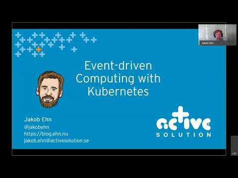 Event-driven computing with Kubernetes - Jakob Ehn - NDC Oslo 2020