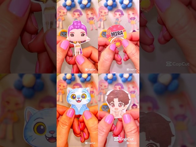 Vídeo relacionado con KPop Demon Hunters Paquete de 15 pegatinas de figuras