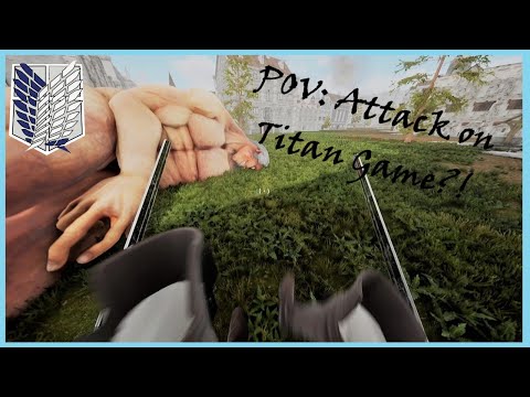 POV Attack on Titan!? FAN MADE AOT GAME by SWAMMY
