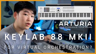 Video thumbnail for Arturia Keylab 88mkii Review (For Orchestral Composition) by D.I.D. CHOI
