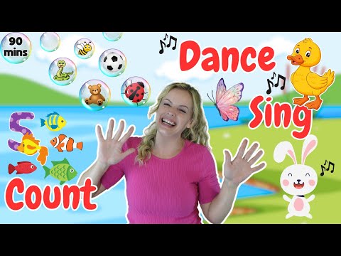 Baby and Toddler Learning - Toddler Songs & Movement Songs Mix - Learn To Talk, Dance, Count & Sing