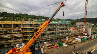 German construction site time lapse | SIMPLE TIME LAPSE 4K