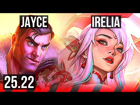 JAYCE vs IRELIA (TOP) | Legendary | KR Master | 25.22