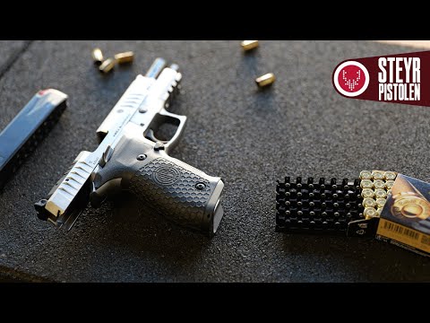 Steyr Arms - Presentation of the brand new Steyr pistols ATD and ATC at the Steyr Hunting & Shoot...