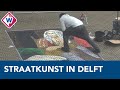 Wasmachines steken uit de stoeptegels in Delft - OMROEP WEST