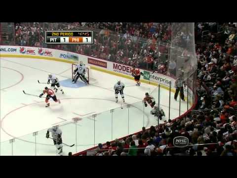 10-16-2010 - Pittsburgh Penguins VS Philadelphia Flyers Highlights