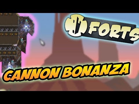 Forts 2v5 Multiplayer Gameplay ► CANNON BONANZA