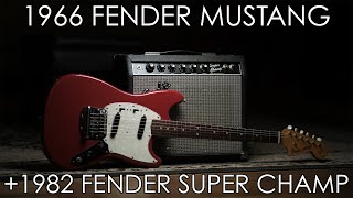 Video thumbnail for "Pick of the Day" - 1966 Fender Mustang and 1982 Super Champ by Emerald City Guitars