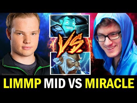 MIRACLE mid vs LIMMP — Scepter Zeus vs Scepter Storm Dota 2