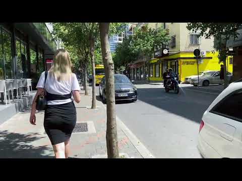 Tirana, Albania - Virtual City Walking Tour - Fortuzi Street
