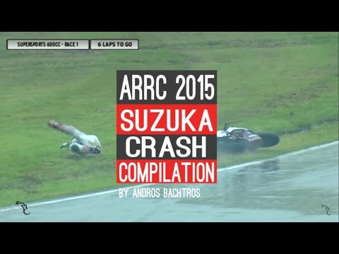 ARRC 2015 Suzuka Crash Compilation