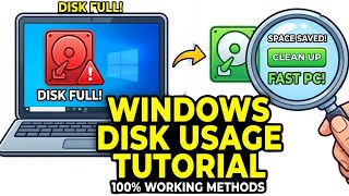 How To Fix 100% Disk Usage in Windows 10 & 11 (2026 Easy Guide) ✅