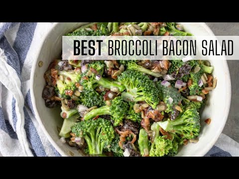 Broccoli Bacon Salad- Easy Easter Side Dish
