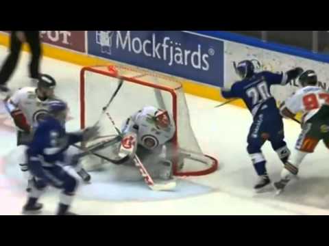 Fredrik Händemark Goal - Leksands v Frolunda - SHL Hockey - January 25 2014
