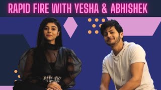 Rapid Fire Round with Hero Gayab Mode On co-stars Yesha Rughani and Abhishek Nigam video