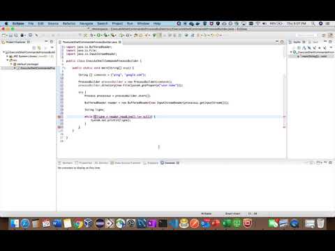 Comment Executer Une Commande Shell En Java Macos